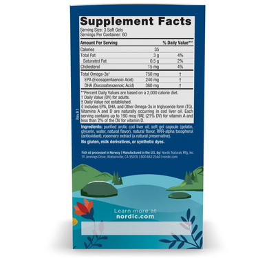Arctic Cod Liver Oil 1000Mg